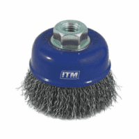 Itm Twist Knot Cup Brush Steel 65Mm, Multi Thread