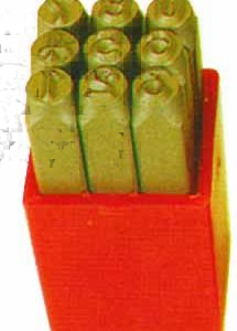 Number Punch Set 10Mm  1-9