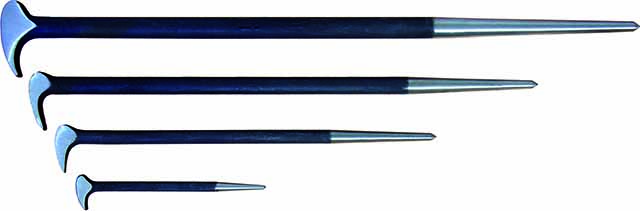Rolling Head Pry Bars 4 Pce