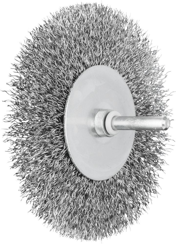 Wire Wheel 100 X 10Mm X 6.0Mm Shaft - Mtd 0.30 Swg