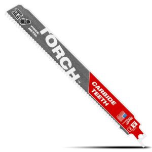The Torch With Carbide Teeth Metal Demolition Sawzall Blade