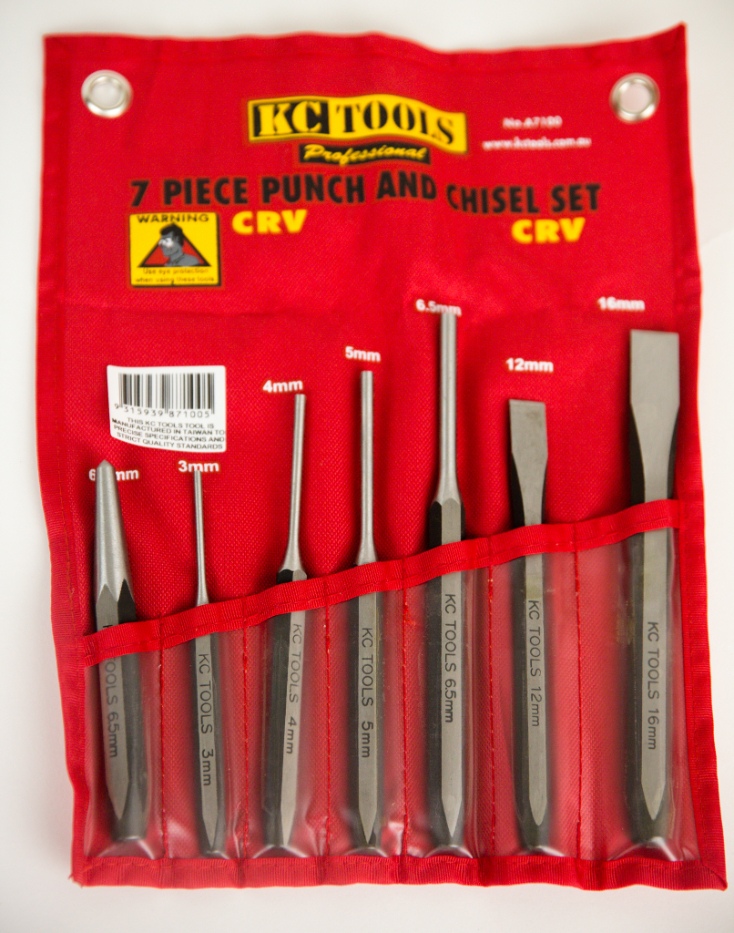 Punch & Chisel Set 7Pc