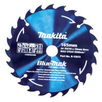 Tct Saw Blade 165Mm X 20 X 24T Timber Makita