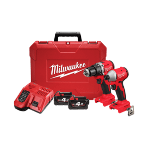 Milwaukee 18V Brushless 2 Piece 2 X 4.0Ah Combo Kit